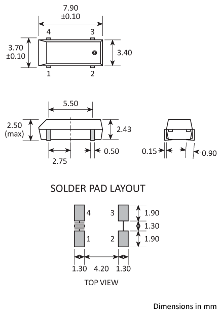 The GSX-201 package is an ideal drop in replacement for many industry standard 8038 packages.