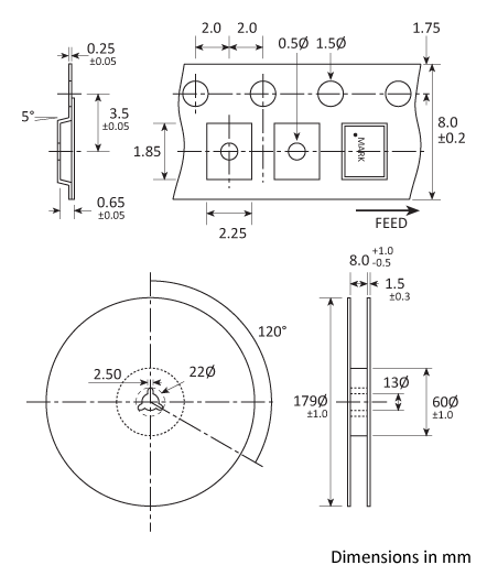 Tape and Reel specifications Tape and Reel specifications