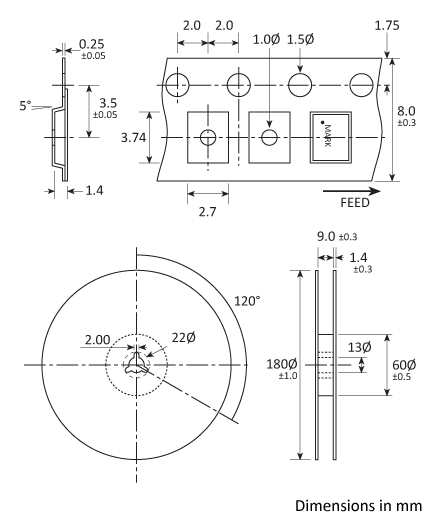 Tape and Reel specifications Tape and Reel specifications