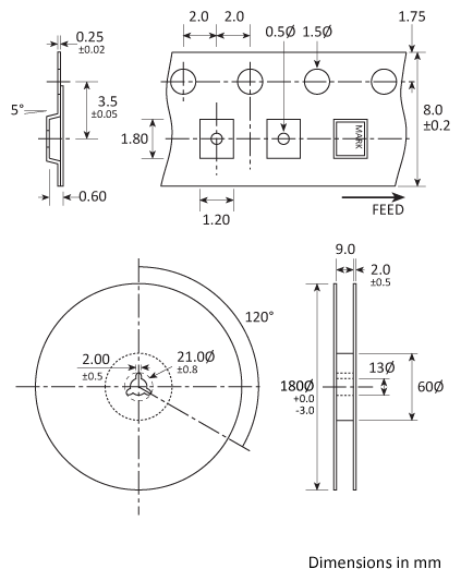 Tape and Reel specifications Tape and Reel specifications