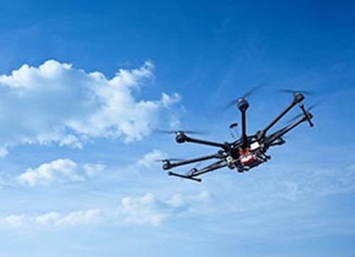 Drones and octocopters often require a combination of Mil-COTS and commercial parts.