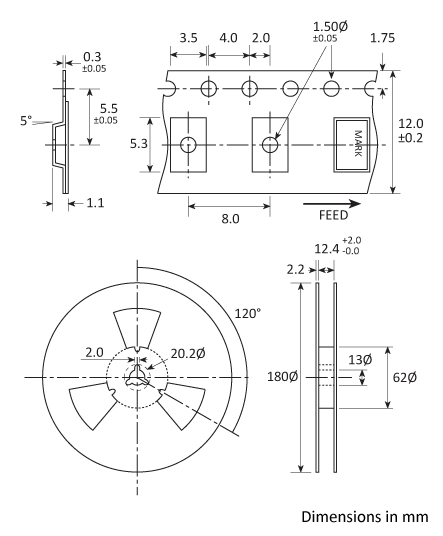 Tape and Reel specifications Tape and Reel specifications