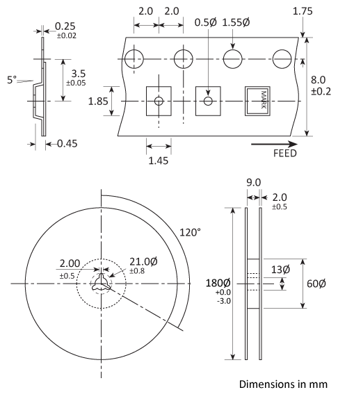 Tape and Reel specifications Tape and Reel specifications