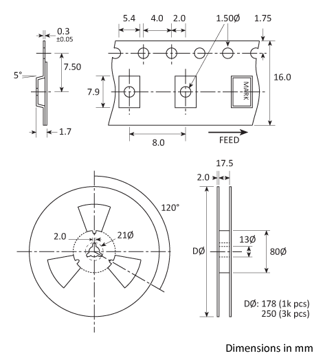Tape and Reel specifications Tape and Reel specifications