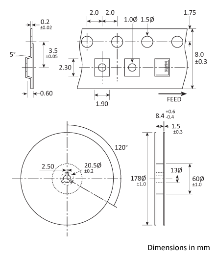 Tape and Reel specifications Tape and Reel specifications