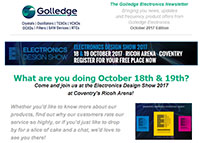 Read the Golledge Electronics October 2017 newsletter for more information on 