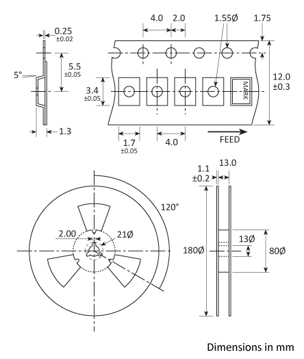 Tape and Reel specifications Tape and Reel specifications
