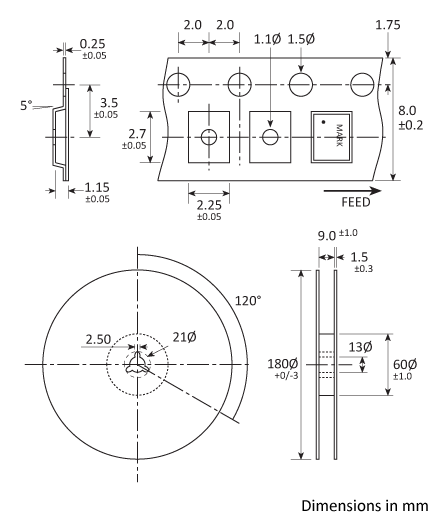 Tape and Reel specifications Tape and Reel specifications