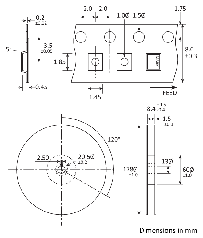 Tape and Reel specifications Tape and Reel specifications