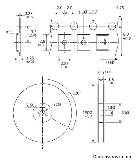 Tape and Reel specifications Tape and Reel specifications
